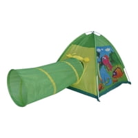 Tienda Carpa Tunel Dinosaurio Verde 170X112X94Cm Gamepower Verde Tamano Unico
