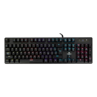 Genérico - Teclado Mecánico Gamer Monster Strategy Rgb Negro