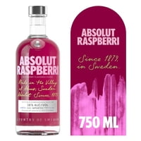 Vodka Raspberri 38° Botella 750 Ml Absolut