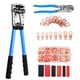 thumbnail image 1 of Herramienta para prensar terminales de cables de batería HKS HX-50B 10-1 AWG con cortador, 1 of 7