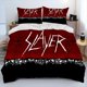 thumbnail image 1 of Slayer Heavy Metal Band Music Comforter Bedding Set,Duvet Cover Bed Set Quilt Cover Pillowcase, Size Bedding Set Boys Bed Sheets, 1 of 5