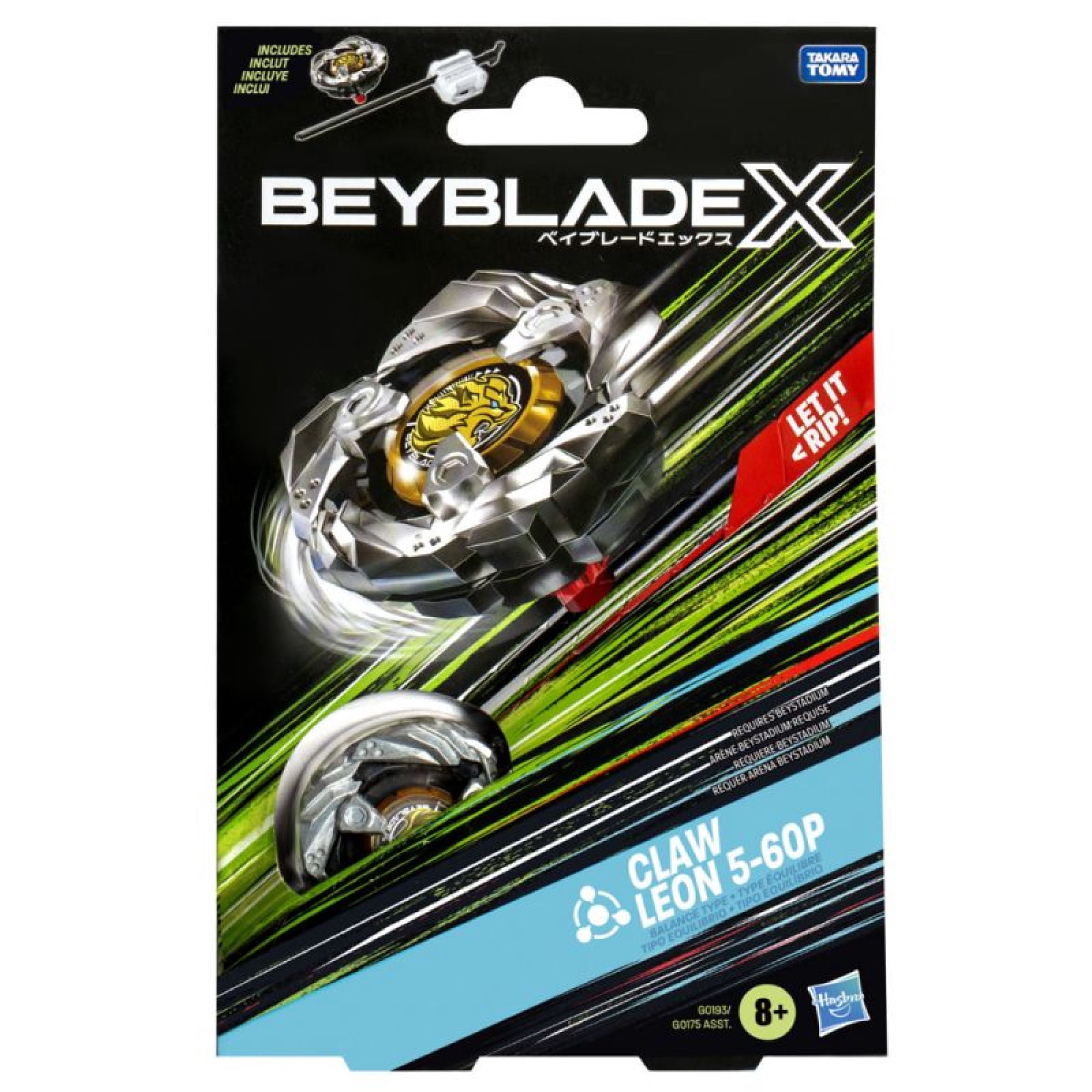 Trompo Beyblade X Kit Inicial Claw Leon 5-60P | Lider