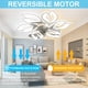 thumbnail image 5 of Ventilador de techo BESKETIE 65 cm con control remoto LED blanco, 5 of 9