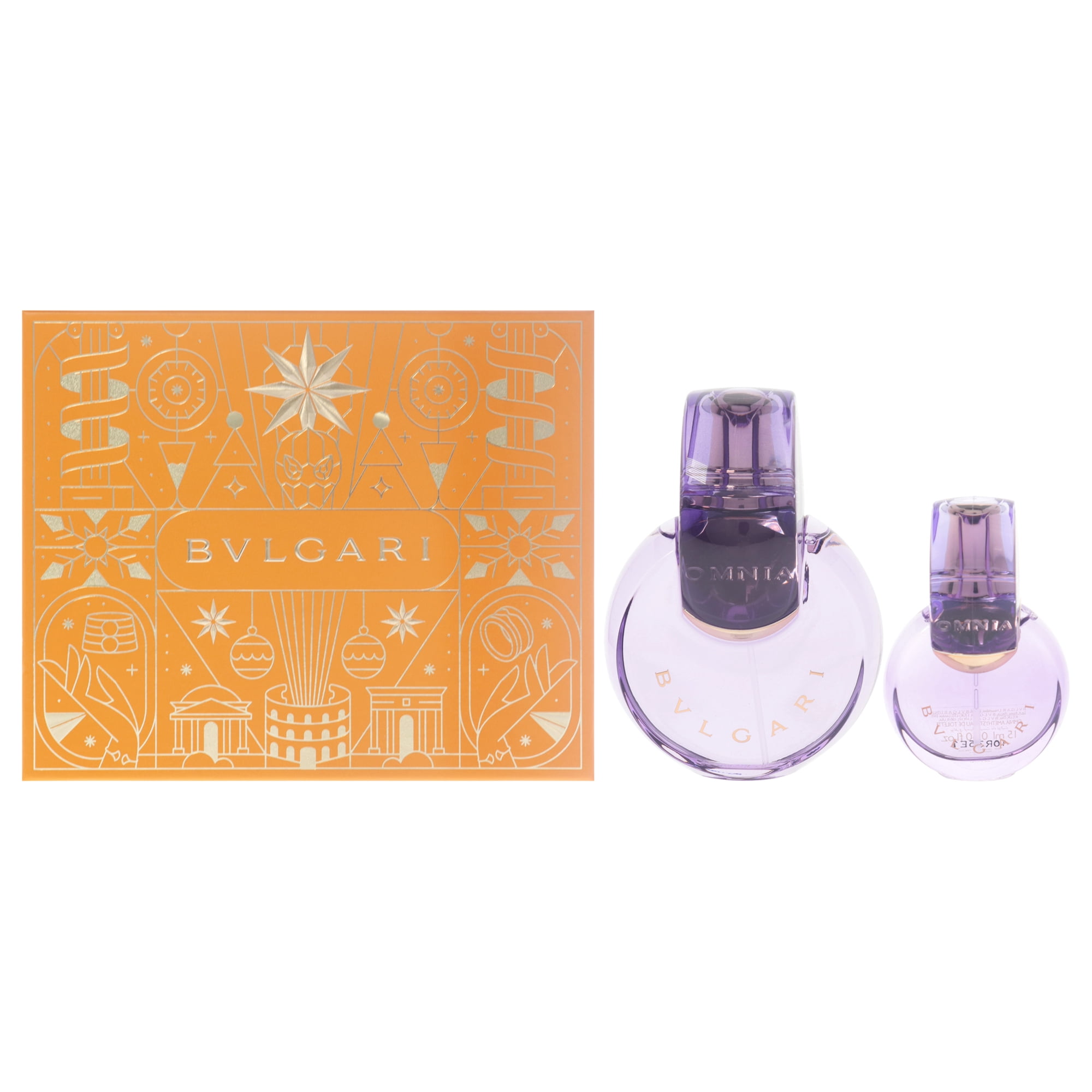 Set De Regalo Perfume Bvlgari Omnia Amethyste Edt 100ml Mujer
