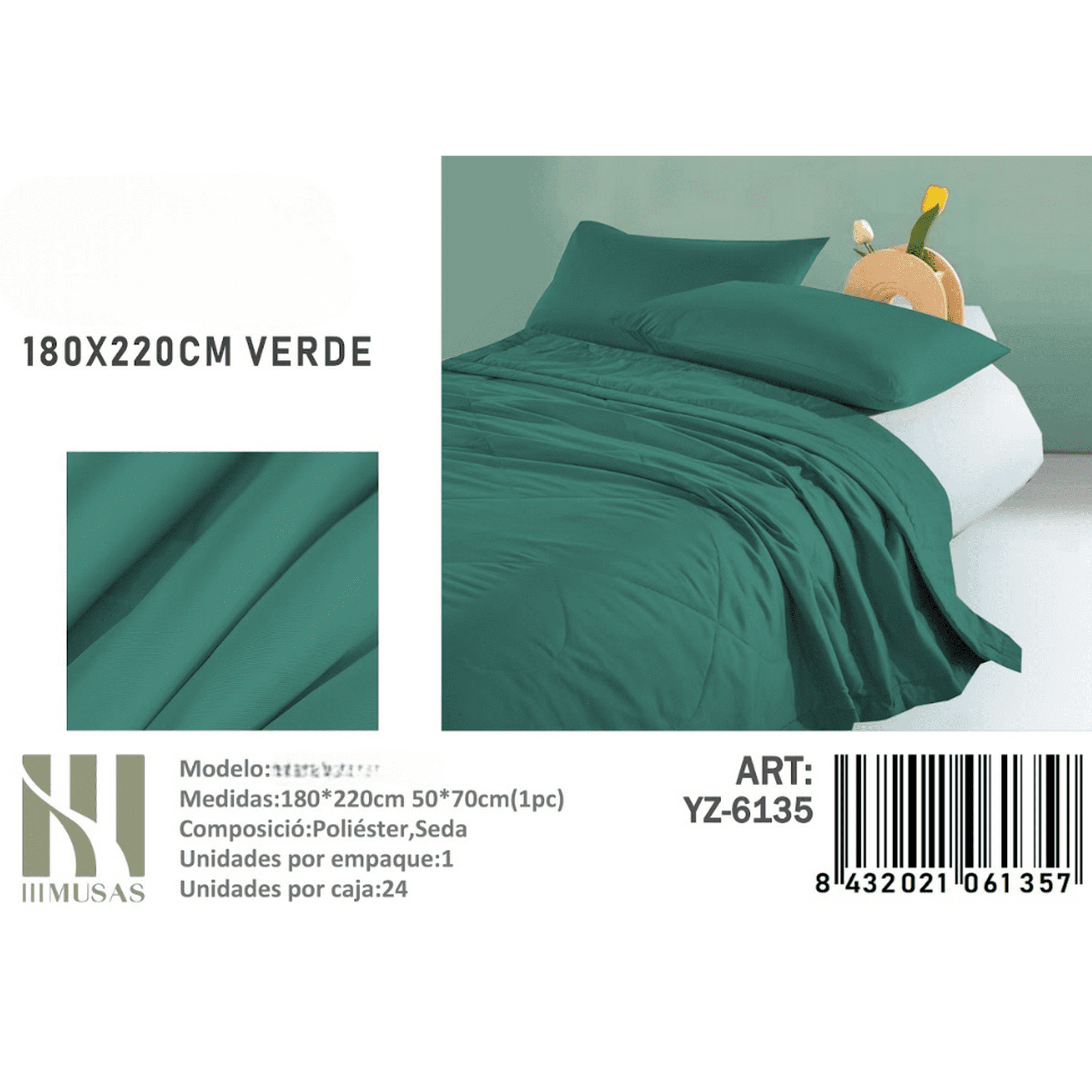 Mundo Shopping - Plumon Unicolor Plaza Y Media Medidas 180x220cm