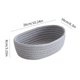 thumbnail image 2 of Xiao Hua Canasta de Almacenamiento Tejida de Cuerda de Algodón, Canasta de Almacenamiento Gris, Canasta para Crianza, Estante para Juguetes y Ropa de Bebé Debajo de Canasta Mediano, 1 Pieza, 2 of 4