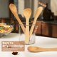 thumbnail image 3 of 5.2 Inch Bamboo Spoons, Small Wooden Spoons for Condiments, 3 of 3