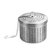 thumbnail image 4 of Colador de especias de acero inoxidable, filtro de bola de té, separador de especias y sopa, cesta, de té de para el hogar y la , l L, 4 of 5