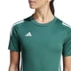 thumbnail image 3 of Camiseta adidas Tiro 24 Team para mujer, color verde oscuro/blanco, talla L, 3 of 7