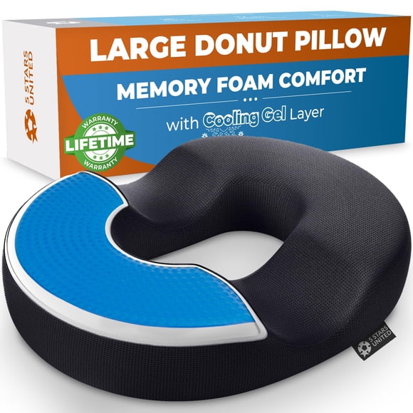 Cojín Donut 5 STARS UNITED para Hemorroides y Cóccix