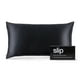 thumbnail image 1 of Slip Pure Silk 360 Thread Count Black Silk Pillowcase, King, 1 of 9