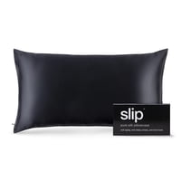 Slip Pure Silk 360 Thread Count Black Silk Pillowcase, King