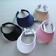 thumbnail image 3 of Viseras para mujer, visera de golf, visera deportiva para mujer, gorra con visera de tela, visera de algodón, visera de tenis para hombre, 3 of 5