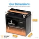 thumbnail image 2 of Batería Para Atv Cb Chromebattery Ytx14 bs Agm Sellada De 12 V, 2 of 9