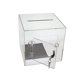 thumbnail image 5 of Caja de donaciones SOURCE ONE, cubo de acrílico con cerradura, 5 of 5