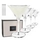 thumbnail image 1 of Vasos de Martini MORA PURE Juego de 4 - 200 ml Cristal Premium, 1 of 8