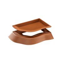 Magideal - Piscina De Baño De Reptiles, Tazón De Agua Para Reptiles, Decoración De Terrario, Accesorios Para Anfibios, Tazón De Agua Para Tortugas, Tazón De Terr L