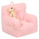 thumbnail image 1 of Puf para niños MOMCAYWEX con oso de peluche rosa, 1 of 7