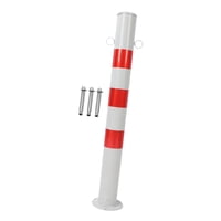 Ioensy - Bolardo De Seguridad De 75 Cm De Alto Bolardo De Estacionamiento Para Comunidades Residenciales Supermercados Anillo Doble