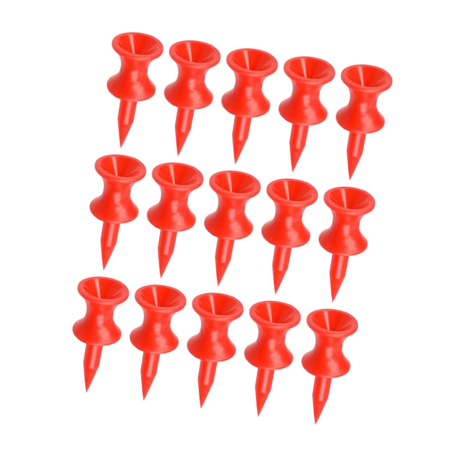 Magideal - Paquete De 15 Tees De Golf, Tees De Golf Para Mujeres Y Hombres, Jugadores De Práctica, Reduce La Fricción, Regalo Para Principiantes, Accesorios, Prá