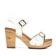 thumbnail image 1 of Sandalias Taco Casual Blanca Mujer Weide JS58, 1 of 8