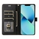thumbnail image 5 of FOXDOCK Funda tipo Cartera para iPhone 13 – Cubierta de Cuero PU con Múltiples Ranuras, Bolsillo para Efectivo y Correa de Muñeca, 5 of 6