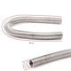 thumbnail image 2 of 36 Manguera De Radiador De Acero Inoxidable Flexible Universal Mangueras De Agua Adaptador Kit De Manguera De Radiador De Refrigerante Con Tapas (color Aleatorio), 2 of 3