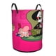 thumbnail image 2 of Las Siniestras Aventuras de Billy y Mandy Cesta de lavandería de gran capacidad redonda con asa, bolsa para ropa sucia plegable, almacenamiento para dormitorio, baño y lavadero 44x35 cm, 2 of 6
