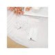 thumbnail image 5 of Guantes de cuero sintético para mujer INSPIRE CHIC con broche estilo punk gótico de longitud de muñeca con lazo con tachuelas talla única medio dedo blanco, 5 of 6