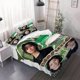thumbnail image 1 of 3pcs Bigbang Member Daesung Bedding Set - Official K-Pop Inspired Bedspread with Zipper Closure All-Season Comforter Set in Green Black, 1 of 5