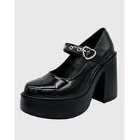 Danicolle Calzado - Zapato Charol Para Mujer Con Taco Alto Negro Danicolle