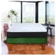 thumbnail image 1 of Cama Europea Zen Pro Colchon Resortes 1.5 Plaza Base Dividida Tela Verde, 1 of 6