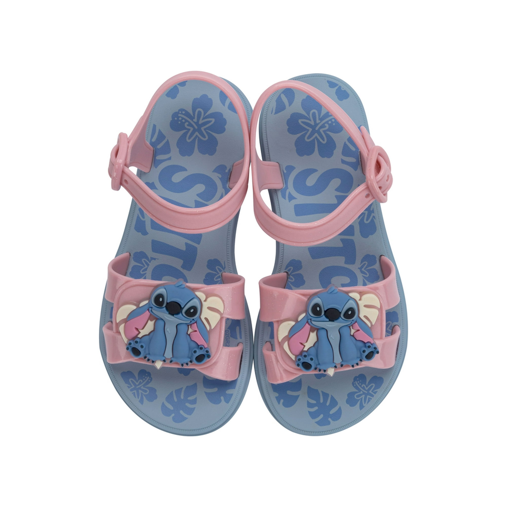 Sandalia Infantil Azul/rosa Glitter Stich 089 Ipanema