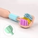 thumbnail image 2 of 3D Stereo Three Sided Soft Hair Tooth Toothbrush Adult Toothbrush Oral Health Cleaner Tongue Scraper Oral Care Beauty Tools, 2 of 3