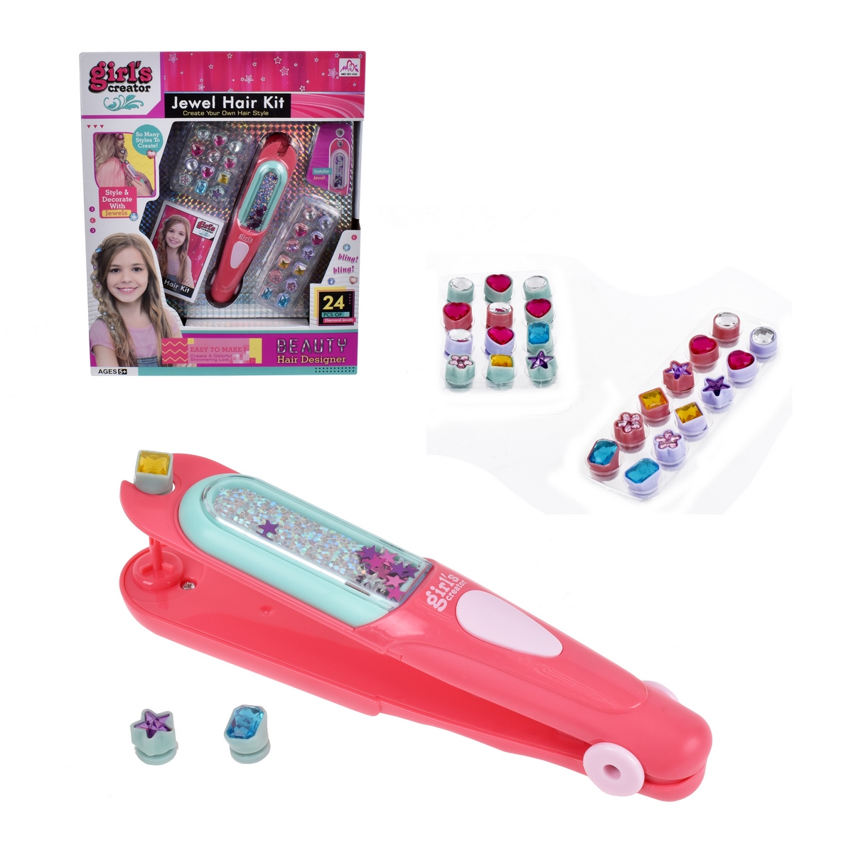 Máquina Para Poner Joyas En El Pelo Ansaldo Con Aplicador