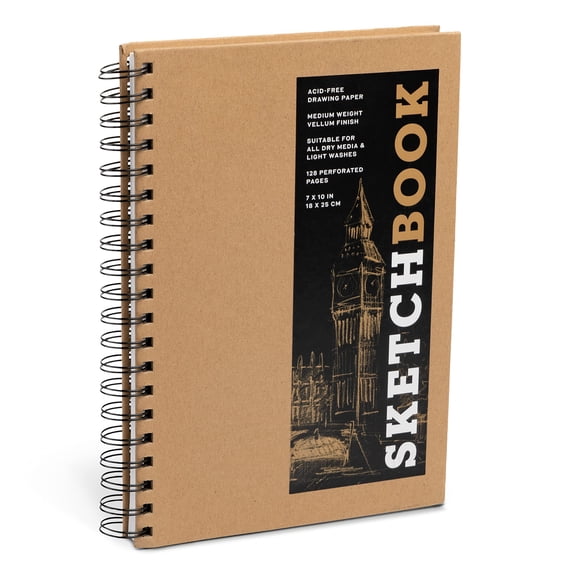 Cuaderno de bocetos Union Square 18x25 cm 128 páginas espiral