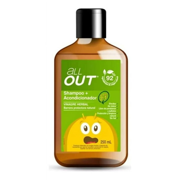 Shampoo Y Acondicionador All Out Preventivo Piojos 250ml