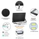 thumbnail image 4 of Foco LED SOLLA de 200 W, 2000 lm, 6000 K, IP66, resistente al agua, 4 of 9