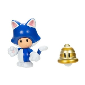 Figuras 10 Cm Super Mario De Nintendo - Toad Felino