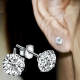 thumbnail image 3 of Aros De Plata 925 Con Cristales Swarovski Para Plateado, 3 of 3
