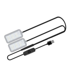 Genérico - Luces Led Para Coche 5V, Kits De Iluminación Ambiental A Prueba De Agua Para Iluminación Interna De Vehículo En Azul