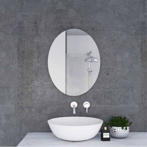 Fmfurniture - Espejo Ovalado 60X45X1,9 Cm Fm-027