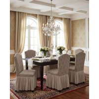 Mylhogar - Juego De 6 Fundas De Silla Tejido 3D