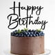 thumbnail image 5 of Decoración Para Tartas Con Purpurina Para Cumpleaños Hecha A Mano Color Negro, 5 of 9