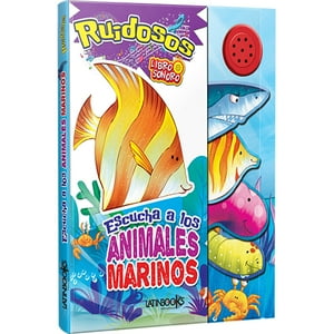 Zig Zag - Libro Ruidosos Escucha A Los Animales Marinos / 10 Páginas De Cartón, De 23 X 18,5 Cm. Tapa Cartoné Con Tecla Sonora. Incluye Baterías.
