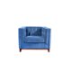thumbnail image 1 of Sofá Roma 1C Tela Velvet Azul Petróleo, 1 of 3