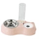thumbnail image 1 of Platos De Alimentación Alimentador De Alimentos Y Agua Tazón De Agua Tazón Para Mascotas Para Suministros Para Mascotas Rosa, 1 of 5