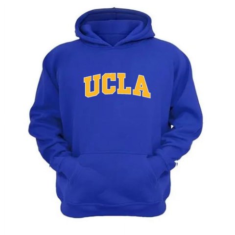 Genérico - Polerón Canguro Ucla Azul Talla S Unisex