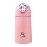 Estilodomus - Botella Infantil Kawaii Con Figura 3D – 380Ml . Rabbit