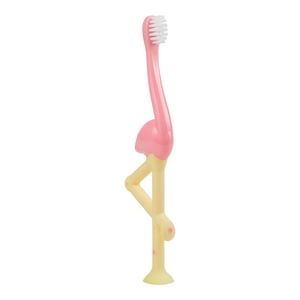 Dr. Brown'S - Cepillo De Dientes Para Bebés Y Niños Pequeños 1-4 Años Flemenco Rosado